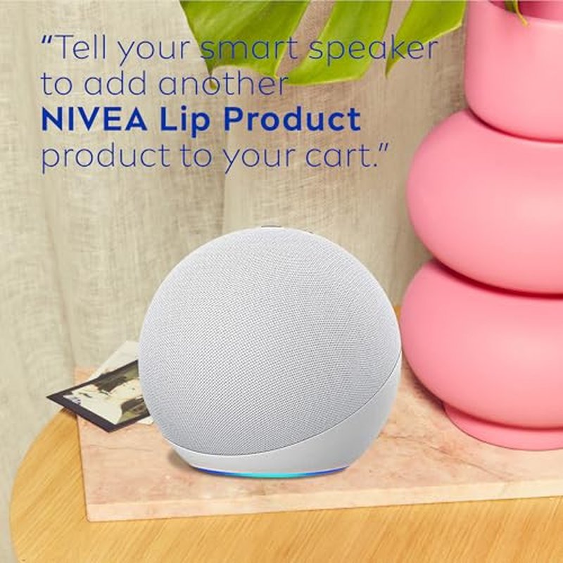 NIVEA Dewy Lip Balm with Hyaluronic Acid, Lightweight and Ultra-Hydrating for All Day Moisture, Leaves Visibly Less Noticeable Lip Lines and No Waxy Feel, 0.18 Oz, Pack of 4