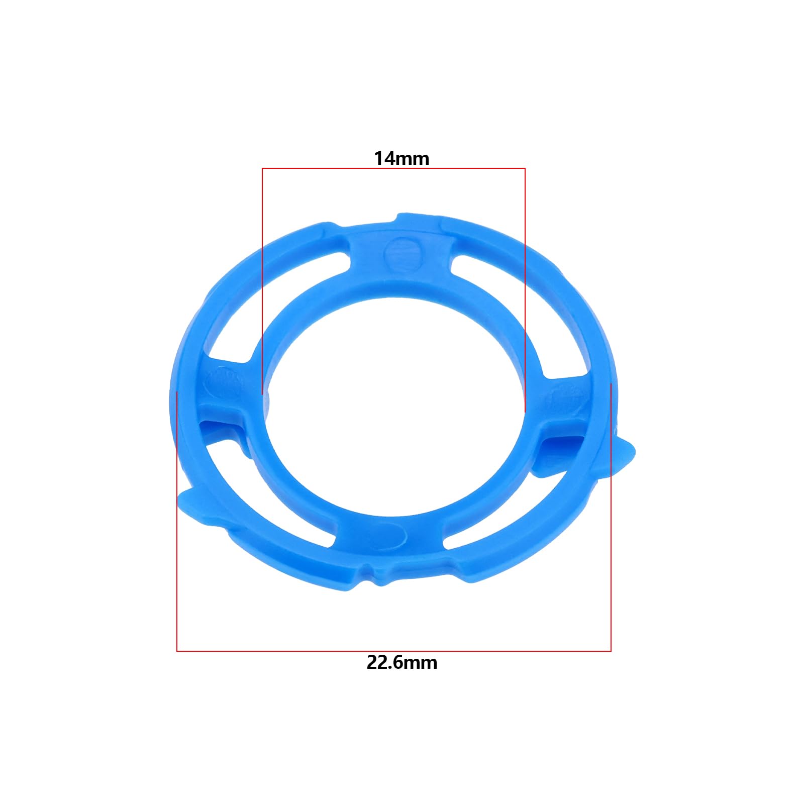 LT Easiyl 10pcs Shaver Blade Retaining Rings Blade Holder Clip Clips Compatible with Philips S5008 S5010 S5011 S5013 S5015 Shaving Blue