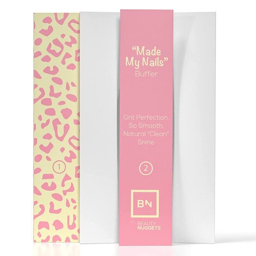 Beauty Nuggets - Replacement Nail Buffer Block Pads -A Cost Effective Buffer Block Nail Care Renewal System- 3 Sides Coarse Pads-Just Peel Off Used Pads and Stick in New Ones. 4pcs Combo Pads, 1pk
