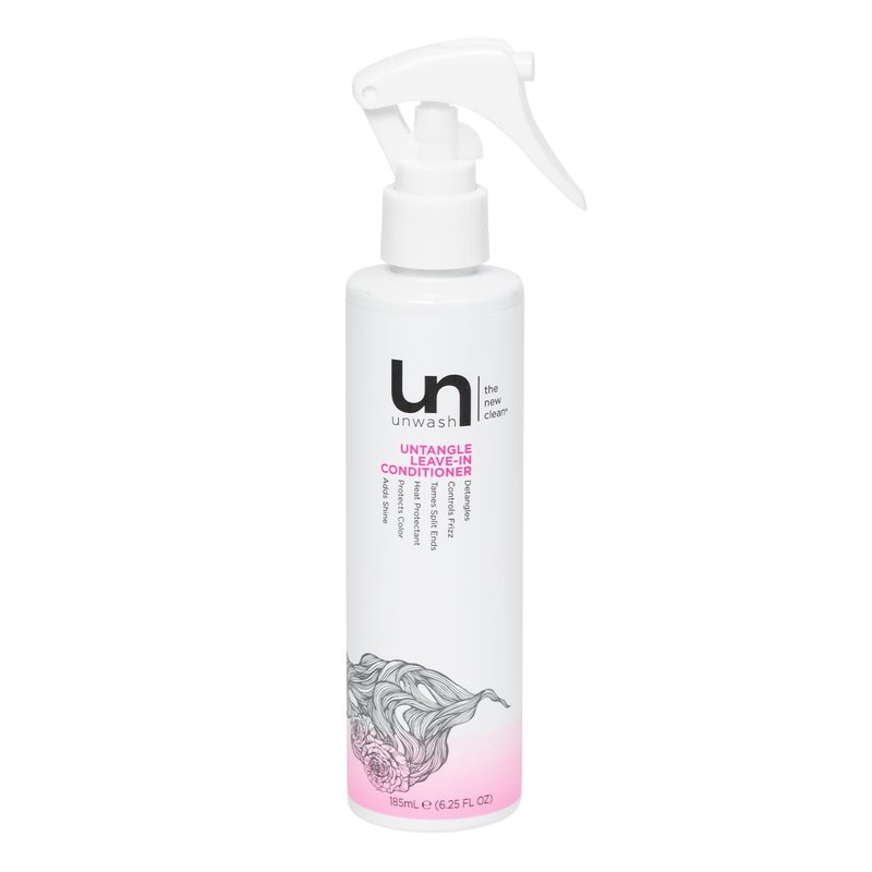 Unwash Untangle Leave-In Conditioner Spray - Detangles Hair, Controls Frizz, Vegan - 6.25 fl oz
