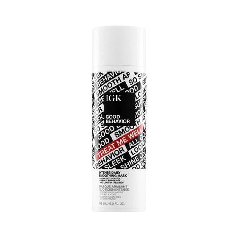IGK GOOD BEHAVIOR Intense Daily Smoothing Mask | Vegan + Cruelty Free | 5 Oz