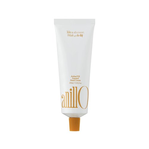 ANILLO Amber528 Scented Hand Cream – Vegan Moisturizer with Yuzu Extract, Hinoki Cypress Oil, Shea Butter & Ceramide – Amber Scent, Paraben-Free, 1.69 fl. oz