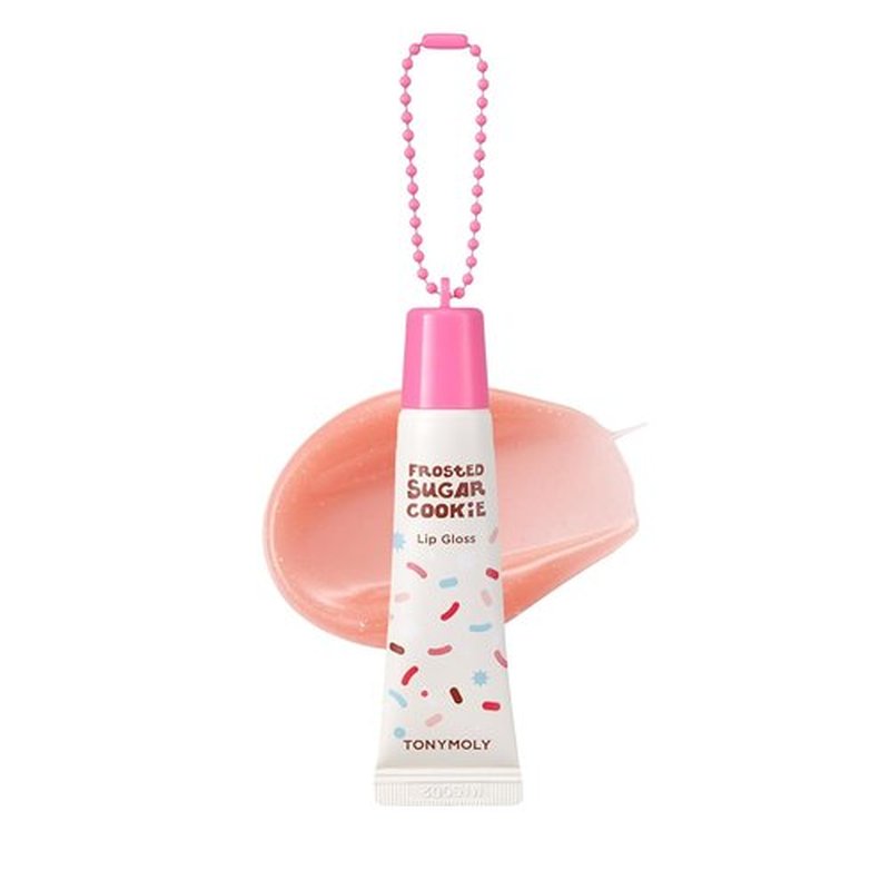 TONYMOLY Jelly Lip Melt Duo | Hydrating Lip Balm & Gloss Key Chain Set - Limited Edition Holiday Flavors