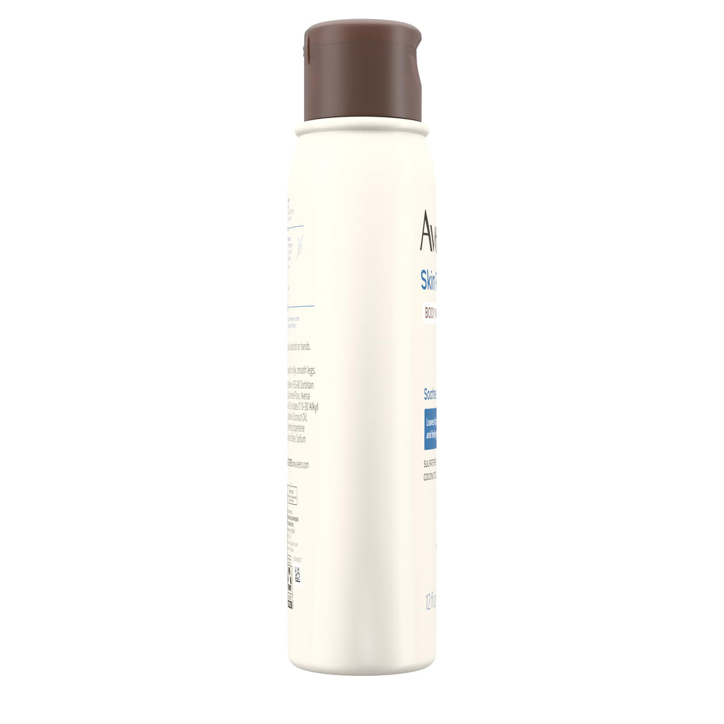 Aveeno Skin Relief Body Wash with Coconut Scent & Soothing Oat, Gentle Soap-Free Body Cleanser for Itchy, Dry & Sensitive Skin, Dye-Free & Allergy-Tested, 12 fl. oz