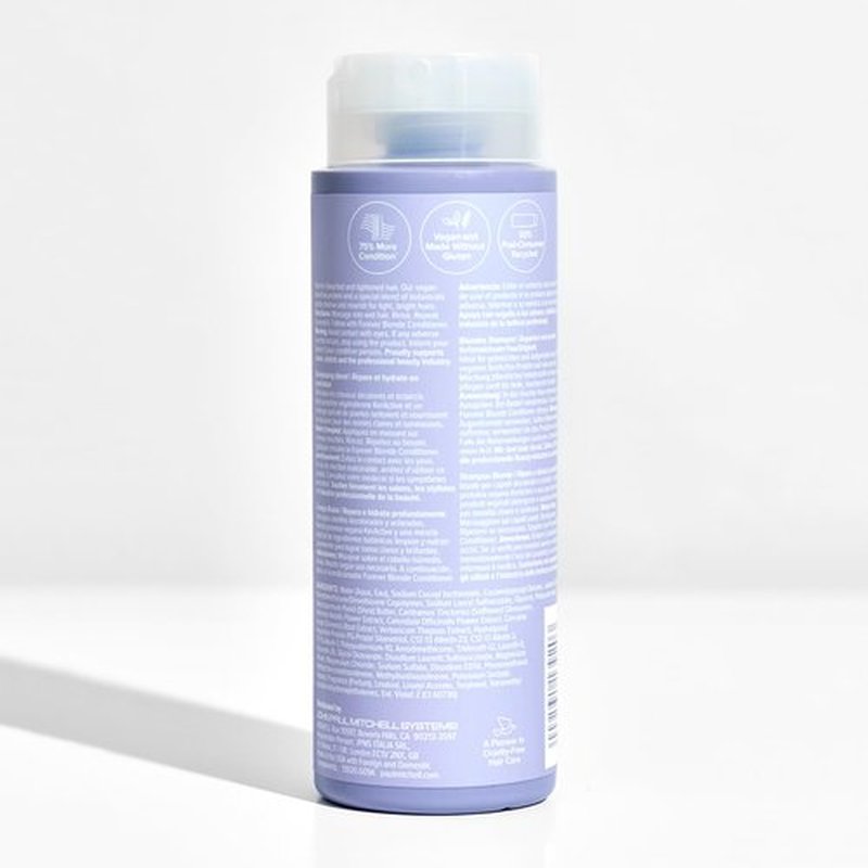 Paul Mitchell Forever Blonde Shampoo, Repairs + Deeply Hydrates, Ideal For Bleached + Lightened Hair, 10.14 fl oz
