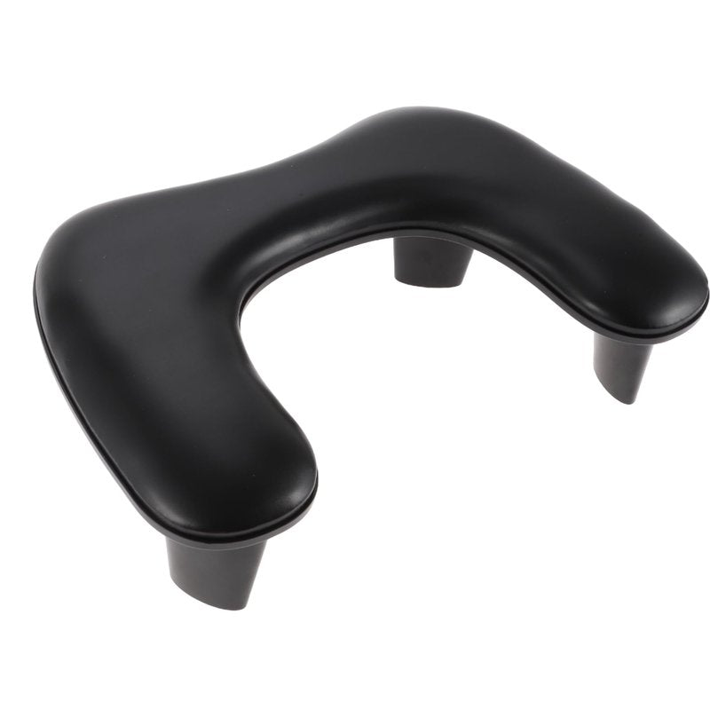 VOCOSTE Arm Rest for Nails Tech, U Shaped Nail Arm Rest, Manicure Hand Rest with Detachable Brackets, Hand Rest for Nails Tech with Non-slip Pads, Nail Hand Rest, Black