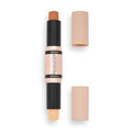 Revolution Beauty London Fast Base Contour Stick - Dual Ended, Lightweight & Blendable, Medium, 2 x 0.15 Oz