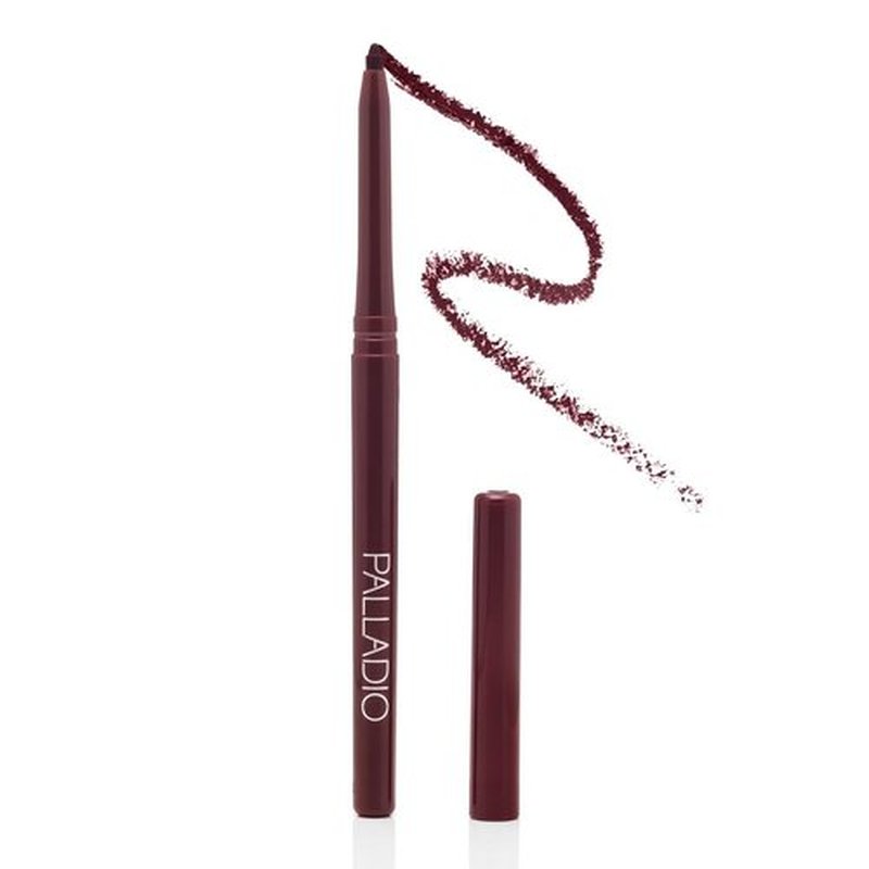 Palladio Waterproof Lip Liner - High Pigment, Creamy Formula | Long-Lasting, Smudge-Proof, Black Berry