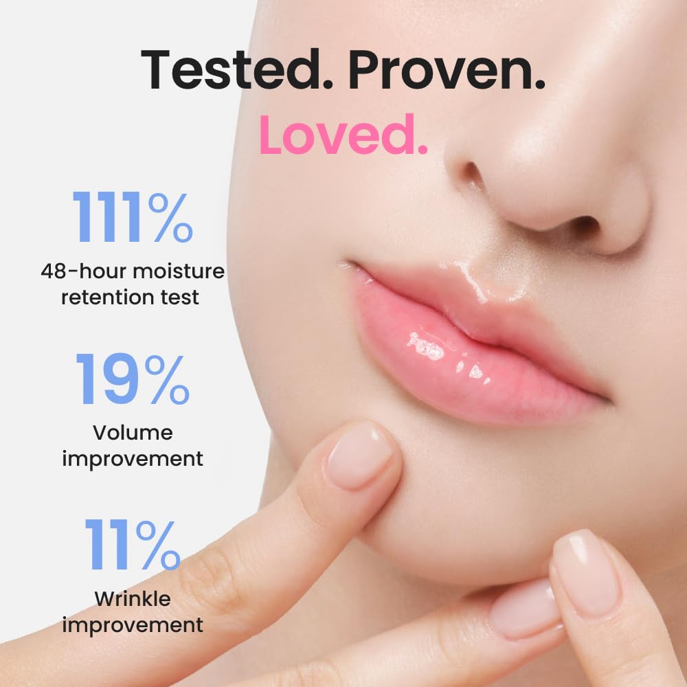 [SKIN&LAB] 3D PDRN X Collagen Lip Serum, Contains PDRN, Bakuchiol, Collagen, Plumping Effect, Smooth & Bouncy Lips, Deep Hydration, Mothers day, gift for mom – 0.35 fl. oz