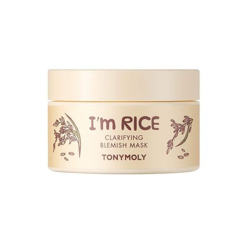 TONYMOLY I'm Rice Clarifying Clay Mask - Detoxifies & Soothes Irritated Skin | 100ml