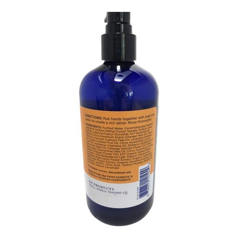 EO Orange Blossom & Vanilla Hand Soap, 12 Fl Oz