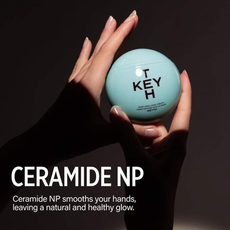 KEYTH PERFUMED HAND CREAM #REPTILE DISCO (70ML, 2.36 FL.OZ.) / Rich Scent, Provides Glow and Moisture, Refreshing Finish, Almond&Vanilla, Ceramide NP