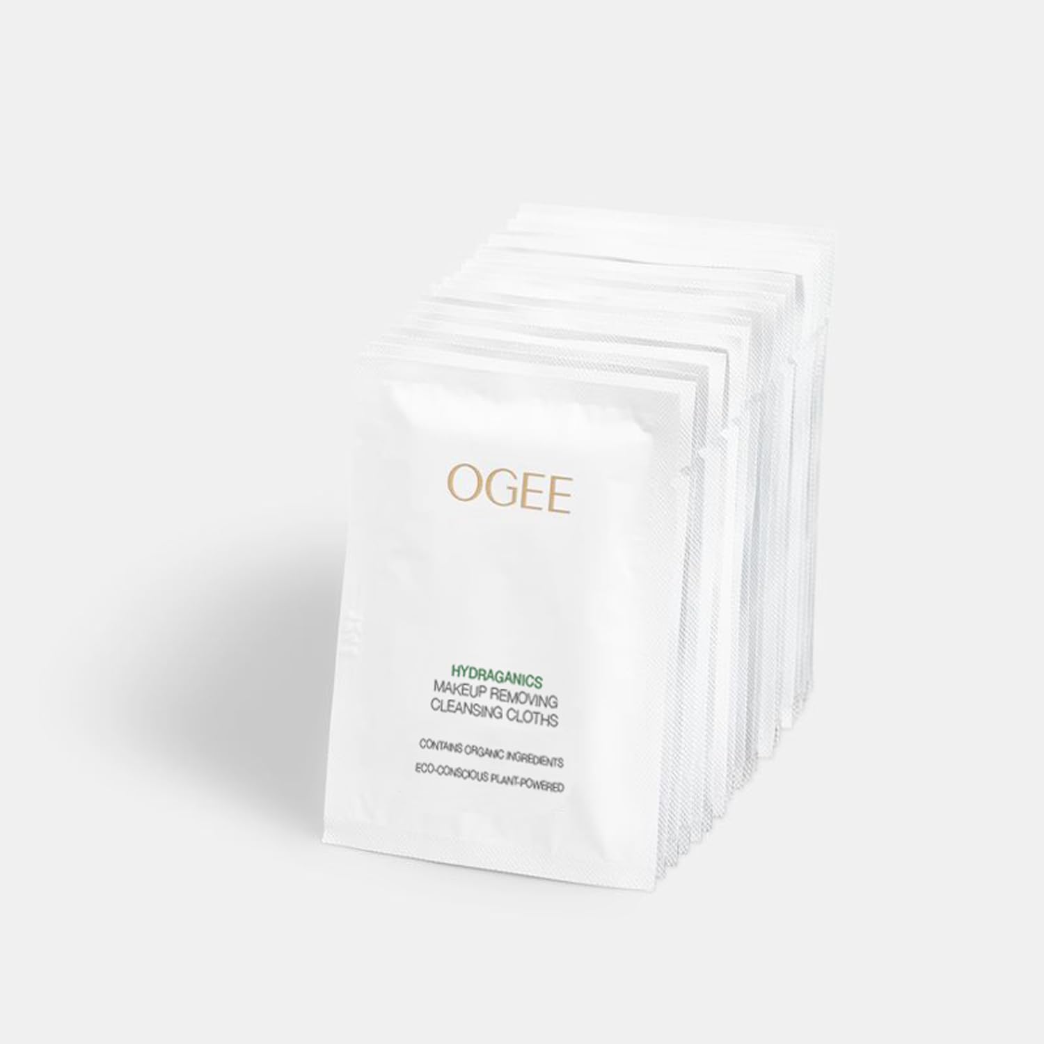 Ogee Gentle Moisturizing Facial Cleansing Cloths and Makeup Remover Wipes (20ct)