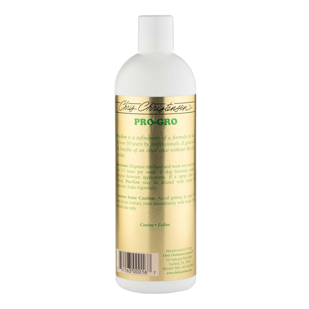 Chris Christensen ProLine Pro-Gro Premium Conditioner, Groom Like a Professional, Deeply Moisturizes, Made in USA, 16 oz