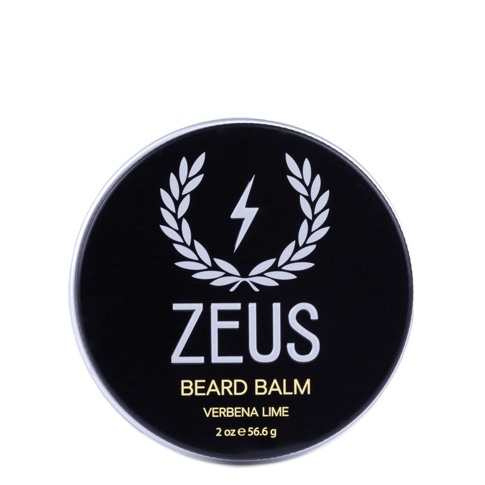 ZEUS Beard Balm Leave‑In Conditioner for Men, Styling Balm (Verbena Lime)