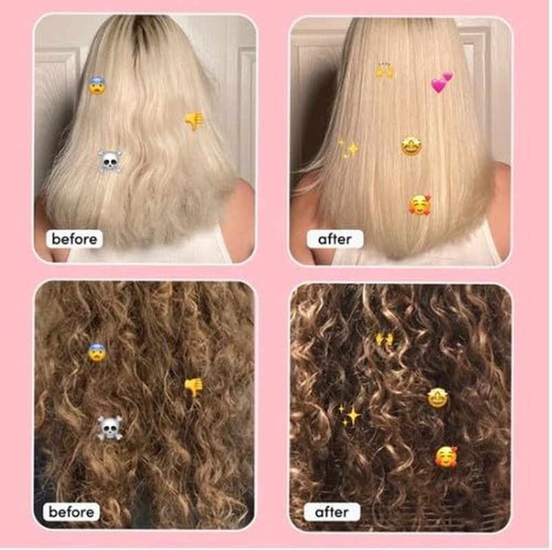 Glimmr 10-Minute Hair Mask for Damaged Hair – Deep Conditioner with Bonding Protein, Castor Oil & Superfood Extracts – Restores Shine, Reduces Breakage, Softens, Strengthens & Adds Fullness