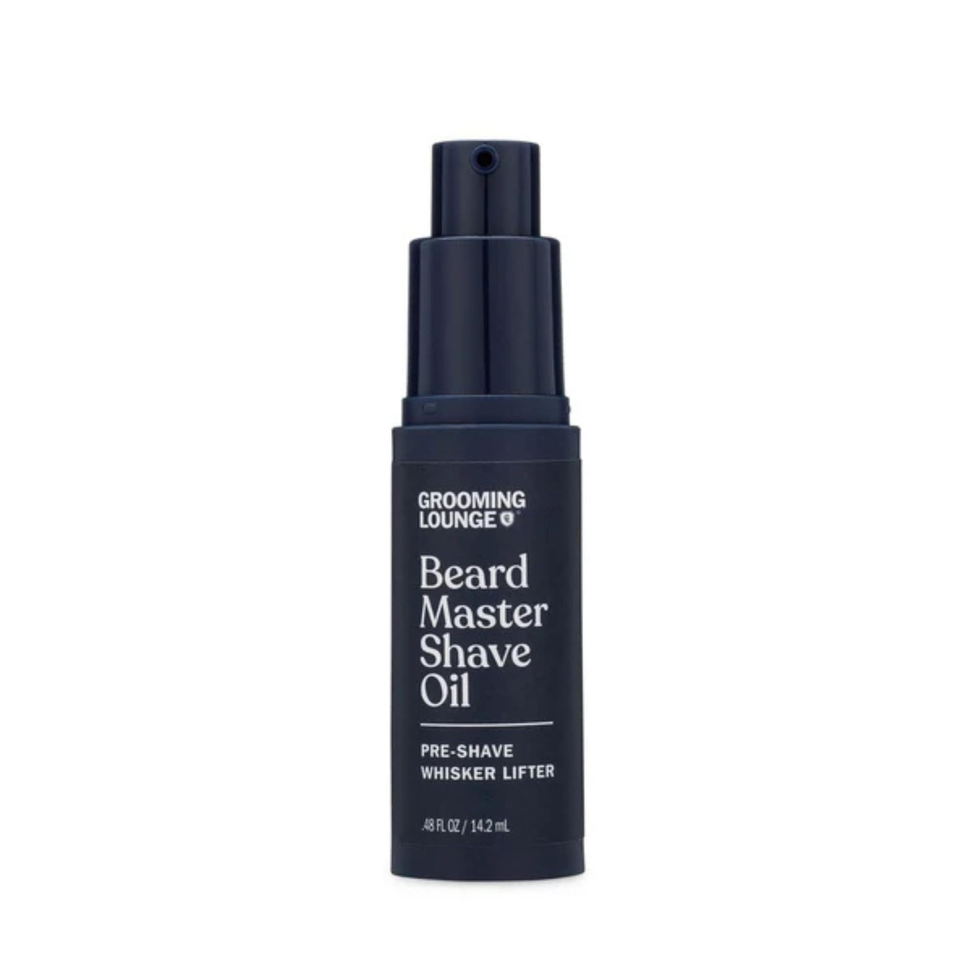 Grooming Lounge Beard Master Shave Oil - Eliminates Razor Drag and Burn - No Clogged Pores or Residue - Can be Used Solo or With a Cream - Translucent Solution - No Parabens - Cruelty Free - .5 oz