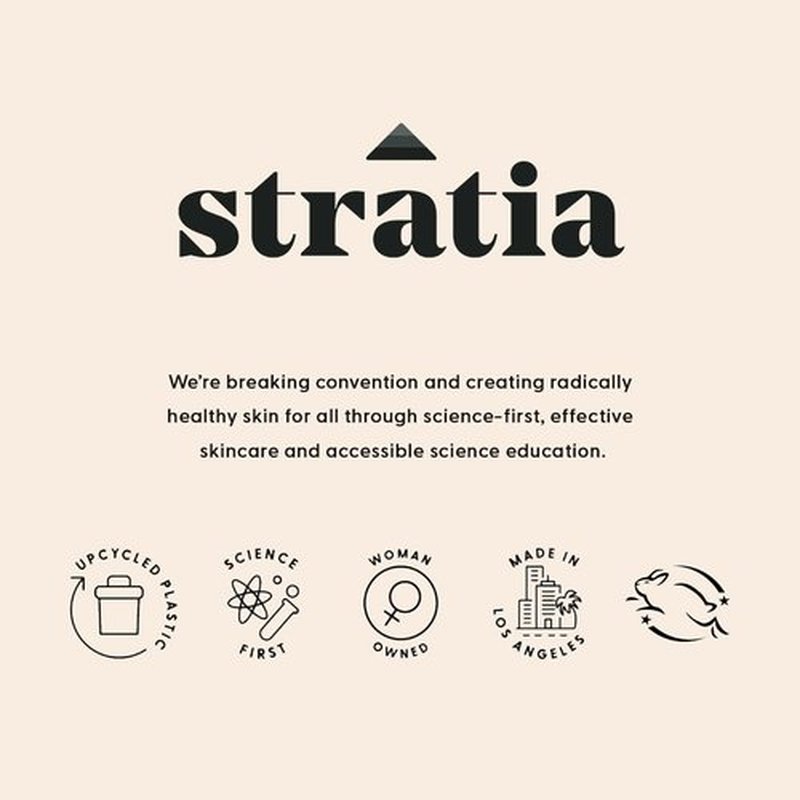 Stratia Rewind Firming & Hydrating Serum with Hyaluronic Acid & Niacinamide - Moisturizes & Evens Skin Tone with DMAE for Smooth, Plump Skin, 1.3 Fl Oz
