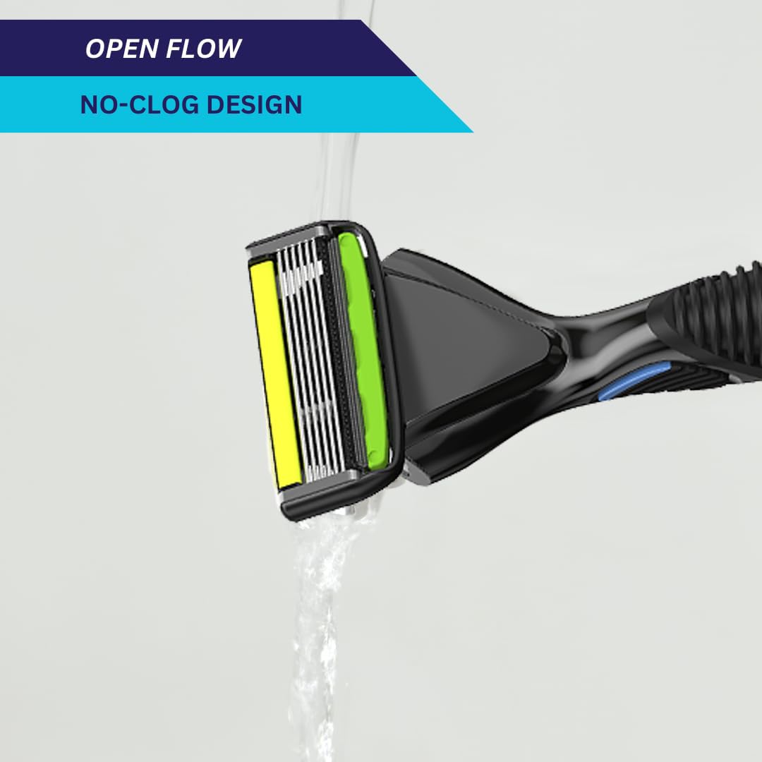SWIPE Premium Men's 6-Blade Razor Refills (24) (No Trimmer)