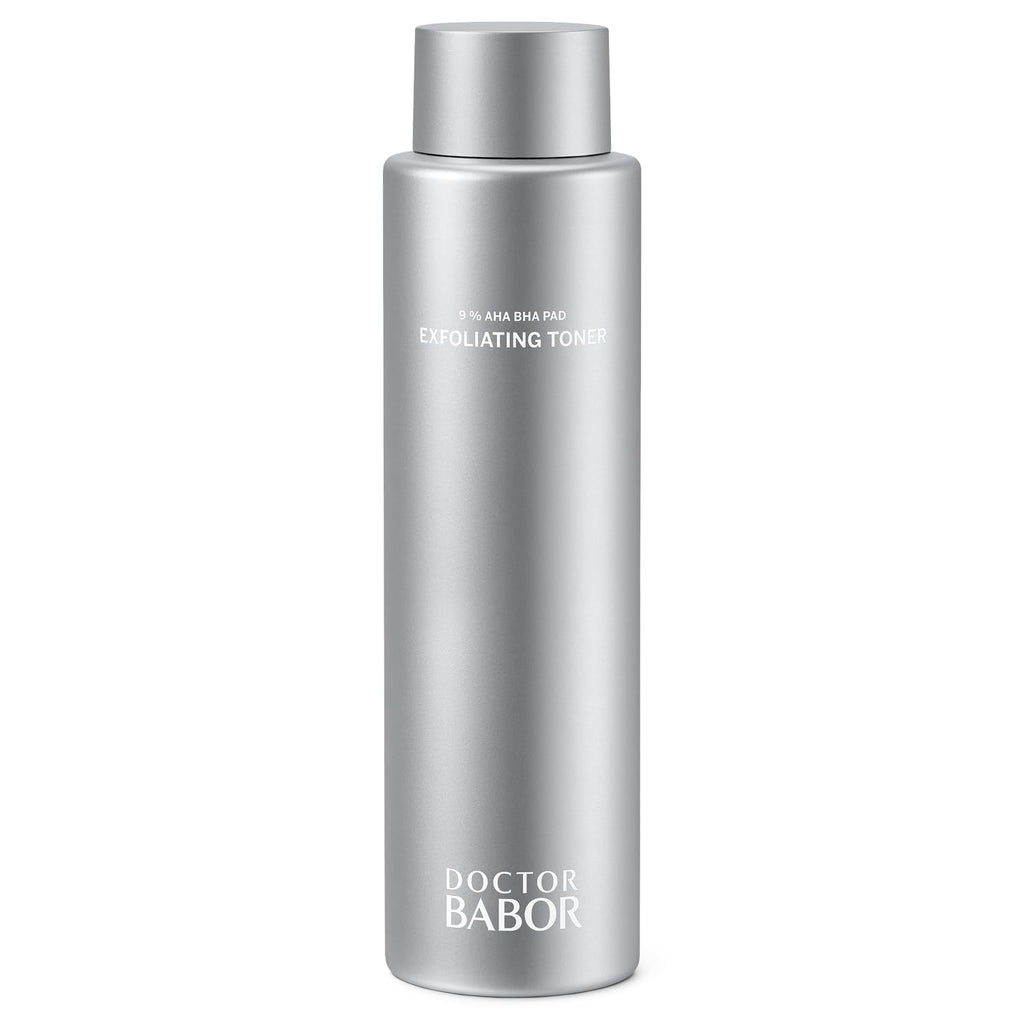 Doctor BABOR Exfoliating Toner | Facial Toner for Blemished and Oily Skin | Anti-Pimples and for Finer Pores | with AHA, BHA and PAD | 200 ml