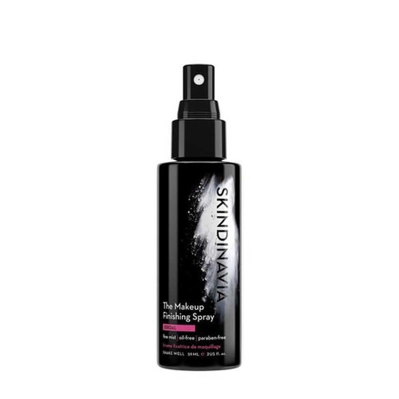 Skindinavia The Makeup Finishing Spray, Bridal Makeup Cooling Setting Spray, All-Day Wear, Long-Lasting Up to 16+ Hours, Heat-Resistant & Waterproof, Wedding Day, Bridal Shower Gift, 2.0 Oz
