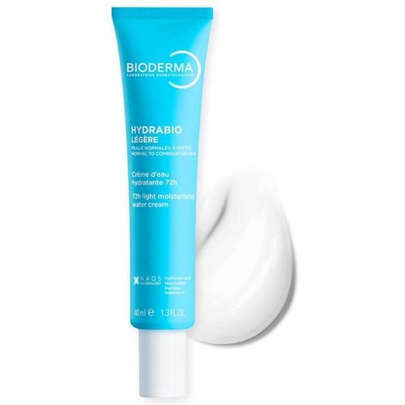 Bioderma Hydrabio Face Cream - Lightweight Gel Moisturizer for Radiance | 1.33 Fl Oz for Sensitive Skin
