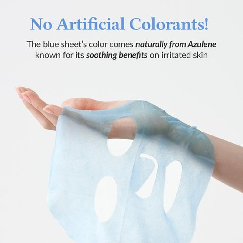 Dr.Althea Aqua Blue Hydration Mask - Reduce Puffiness & Boost Hydration | Vegan Korean Skincare (Pack of 4)
