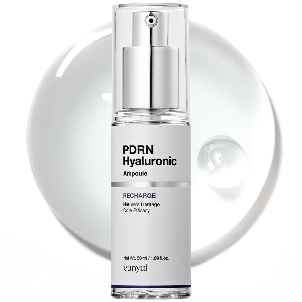 EUNYUL Facial Ampoule Serum (1.69 fl oz / 50ml) – Korean Skincare for Hydration, Firming & Brightening, Lightweight Daily Face Serum
