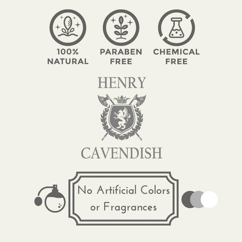 Henry Cavendish Sandalwood Shave Soap - Premium All-Natural Moisturizing Shaving Puck, 4 Oz Refill