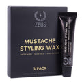 ZEUS Mega Hold Mustache Wax for Strong Styling & Shape Control (1.02 fl oz)