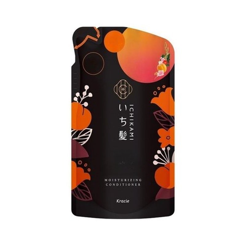TokyoSuperSale Ichikami Moisturizing Care Conditioner Refill, 330ml, Cuticle Smoothing Formula, Kracie