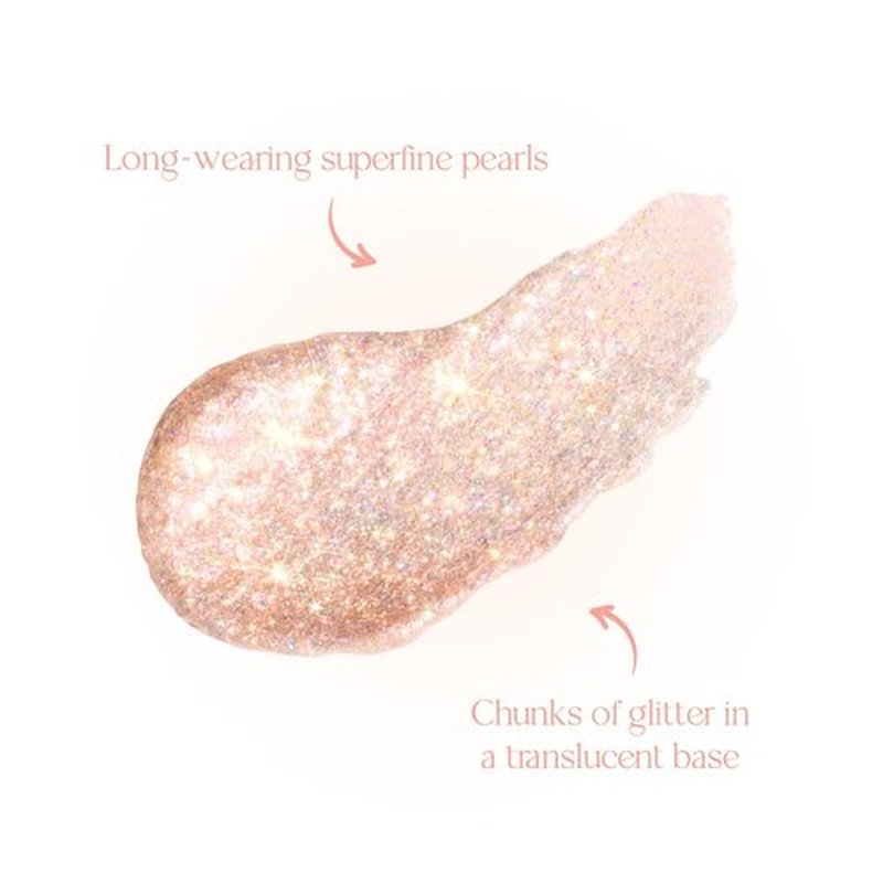 dasique Starlit Jewel Liquid Glitter (01 Frozen Gold) | Twinkle Glitter Shadow | Korean Makeup | Shimmer Eye Make Up | Eyeshadow Eyeliner | Long lasting | Multi use | Quick drying