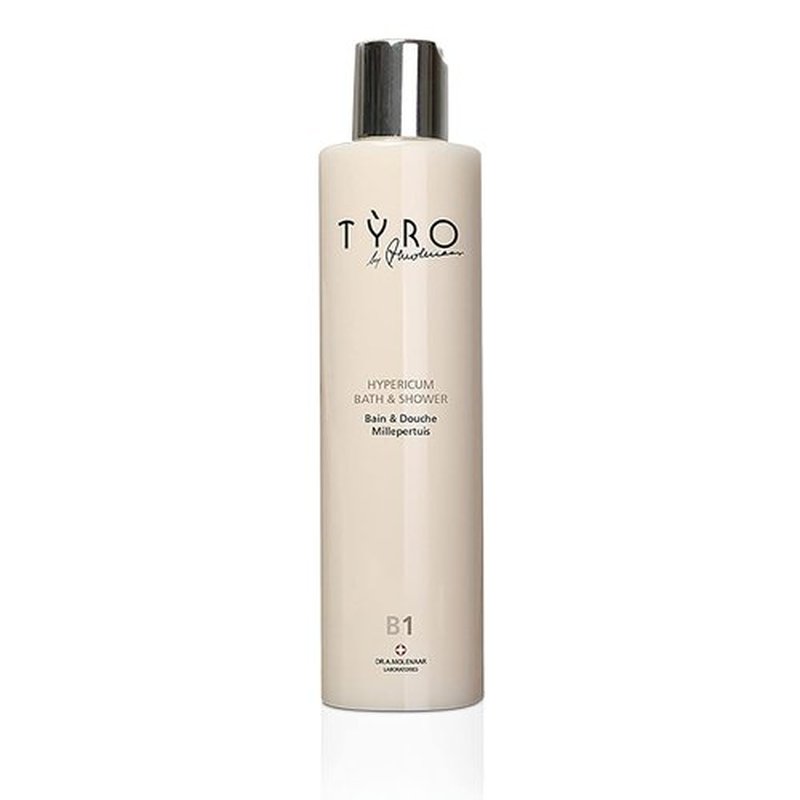 TYRO Hypericum Bath And Shower Gel - Luxurious St. John's Wort Infused Cleanser - 8.45 Oz for All Skin Types