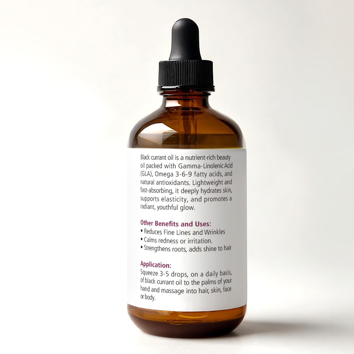 Renewalize Black Currant Seed Oil Cold Pressed – 100% Pure Natural Carrier Oil for Skin & Hair | Rich in GLA & Omega Fatty Acids | Moisturizer for Face, Scalp, Nails | 4 fl oz