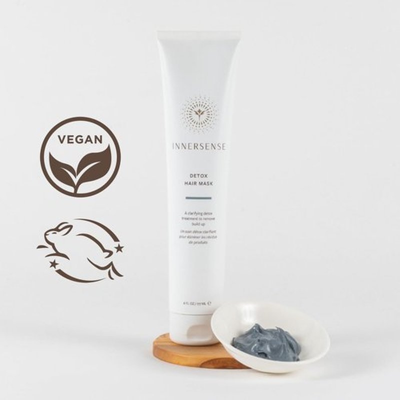 INNERSENSE Organic Beauty - Natural Detox Hair Mask | Detoxing, Nourishing, Hydrating | Cruelty-Free, Clean Haircare (2 Pack - 2 fl oz | 59.1 mL each)