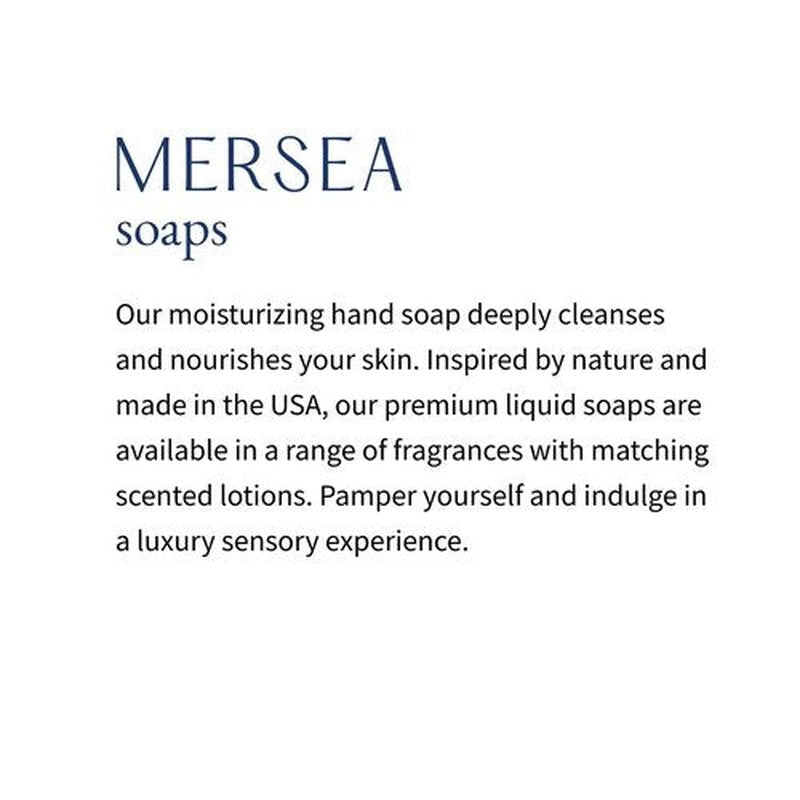 MERSEA Moisturizing Liquid Hand Soap in Large Pump Bottle, Beach Bungalow (16 fl oz)