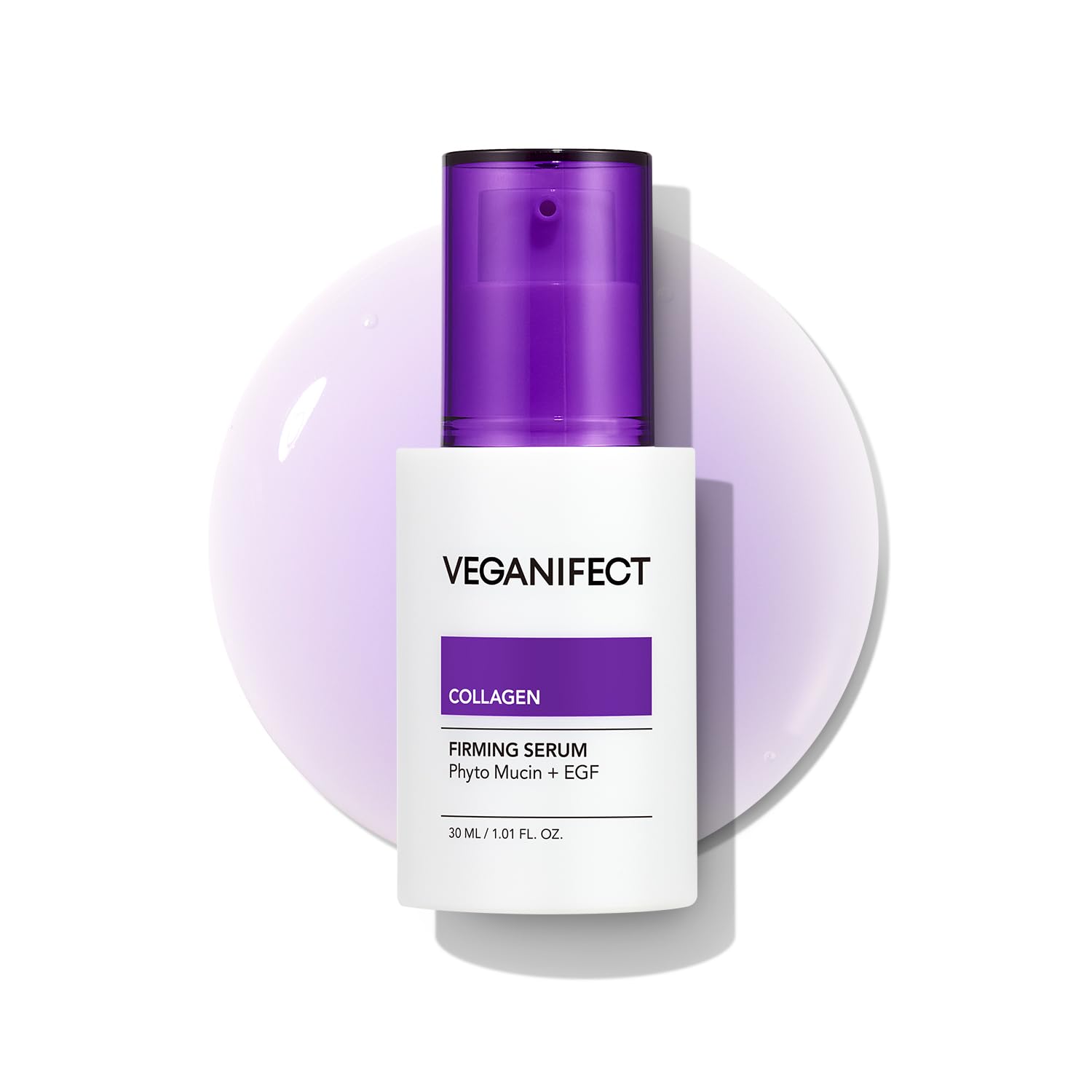 VEGANIFECT NMN Collagen Serum | Elasticity & Firm-Looking Booster with Peptides & Centella Asiatica & Hyaluronic Acid | Skin Resilience & Fine Line Care | Korean Skincare, 1.01 fl.oz