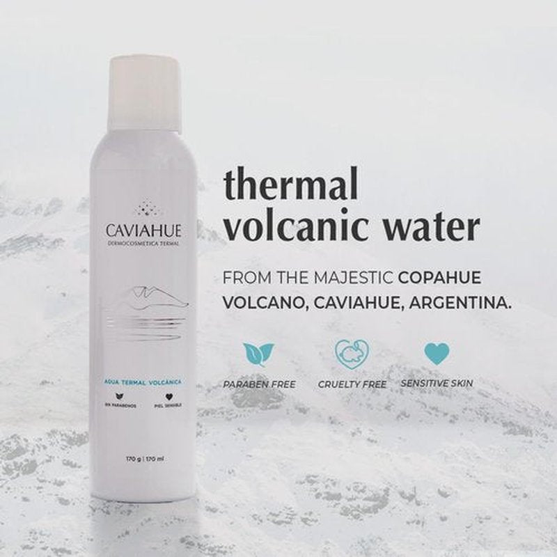 Caviahue Thermal Volcanic Water - Calming Facial Mist Spray for All Skin Types | 100% Natural