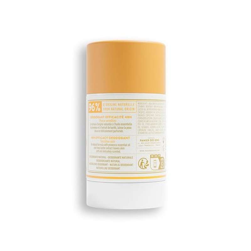 Panier des Sens - Natural Women's Deodorant - Aluminum-Free, Vegan Formula - Citrus Provence Scent - 1.7 oz