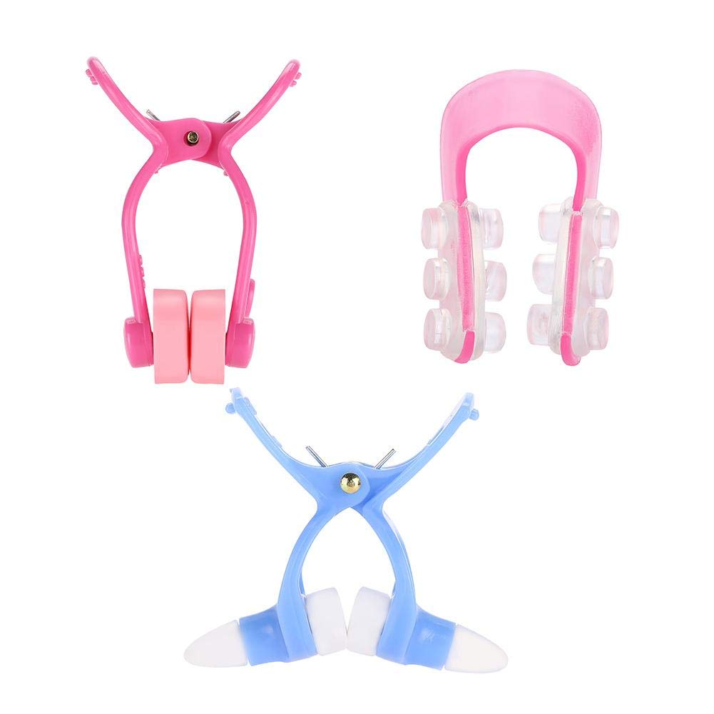 Sonew 3Pcs Nose Shaper Clip, Soft Silicone Nose Lifter for Wide Noses, Unisex