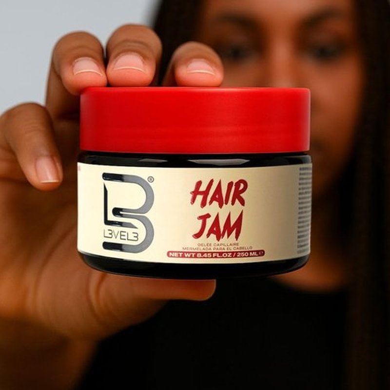 L3 Level 3 Hair Braiding Jam - Lock In Moisture While You Style - Frizz Control Braid Gel for all Hair Types