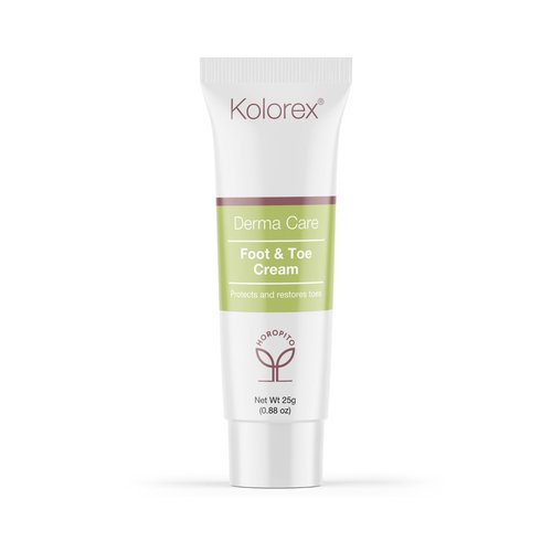 Kolorex® Foot & Toe Care Cream (25g), Remedy for Athlete's Foot, Natural ingredients, Effectively rebalance yeast, Hygienic best