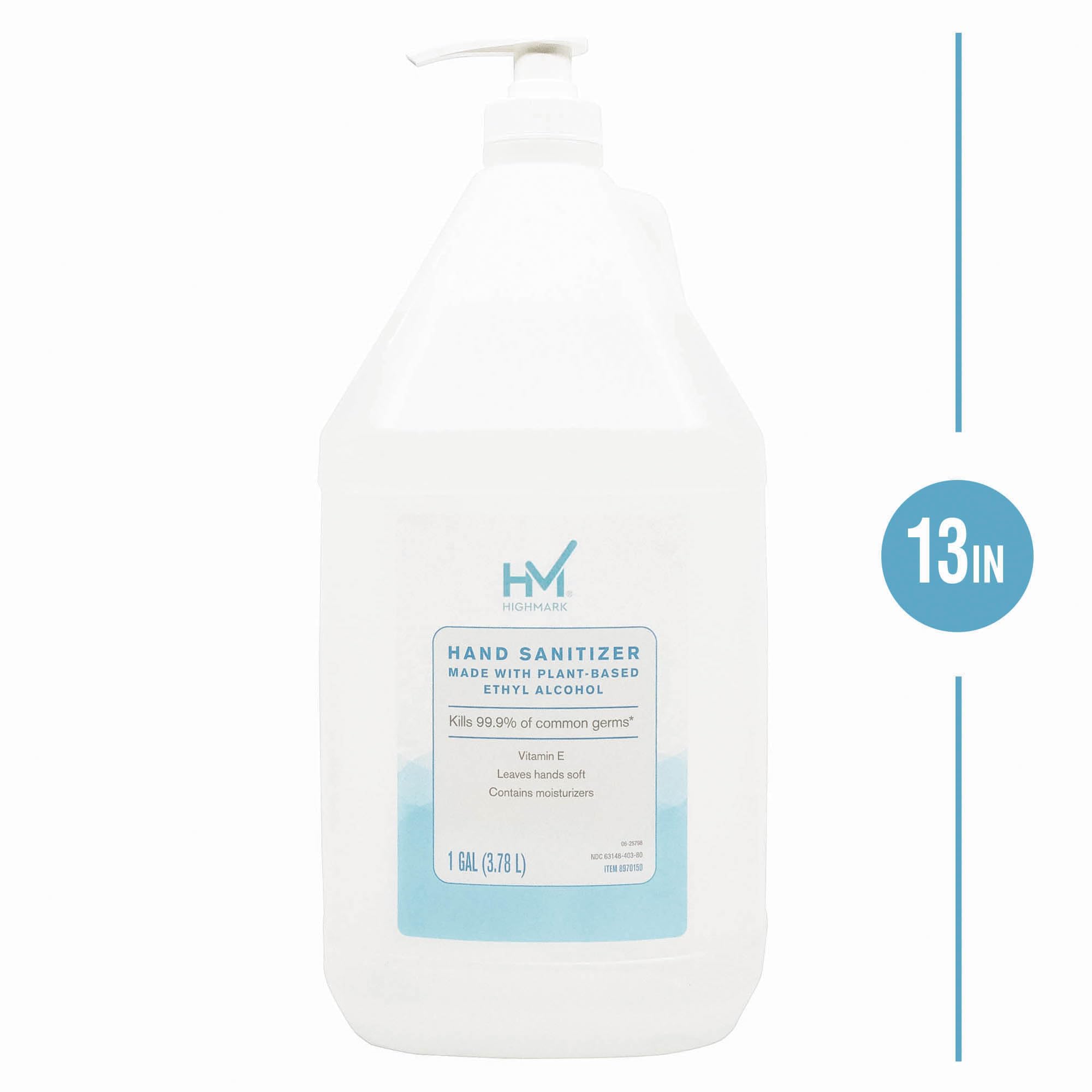 Highmark® Original Hand Sanitizer, Fresh Scent, 1 Gallon, Clear, Case Of 4 Gallons