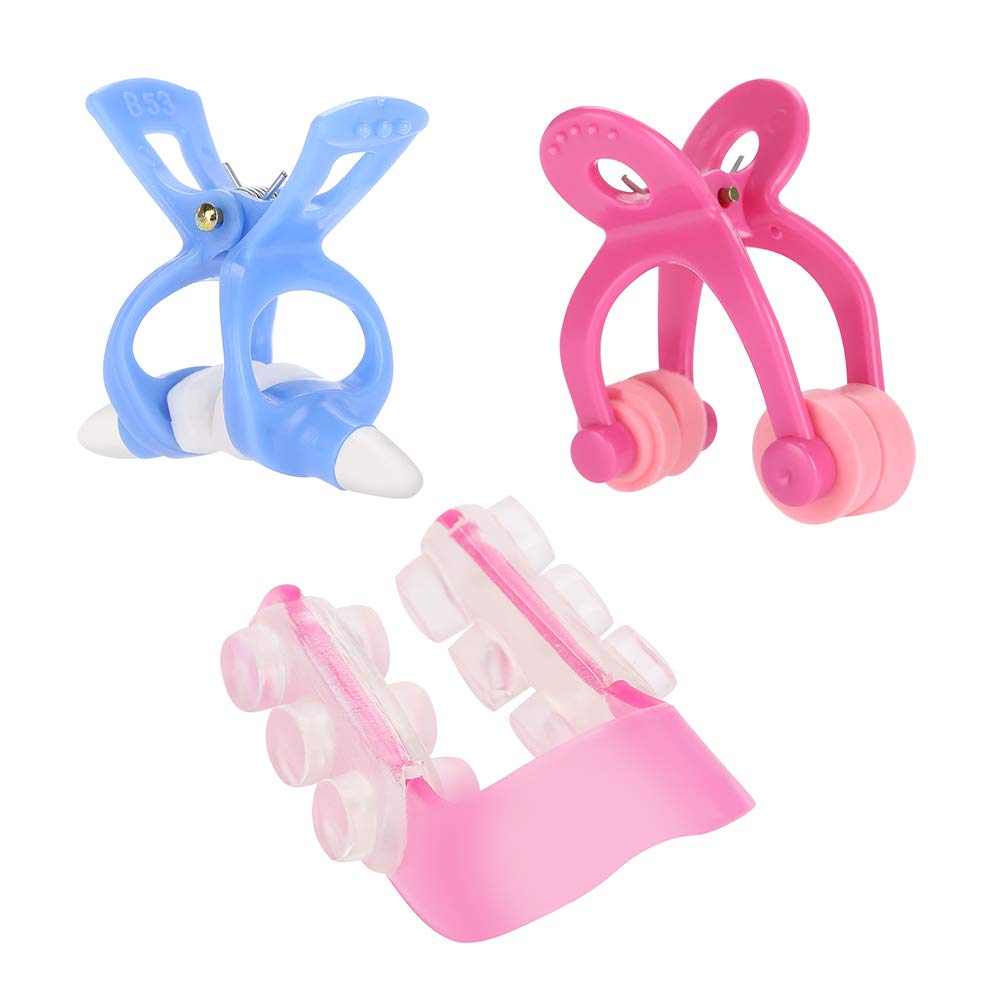 Sonew 3Pcs Nose Shaper Clip, Soft Silicone Nose Lifter for Wide Noses, Unisex