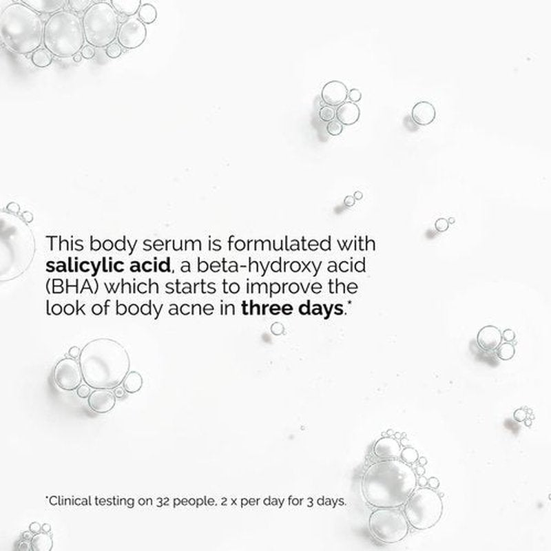 The Ordinary Salicylic Acid 0.5% Body Serum, Exfoliating Treatment for Acne-Prone Skin, 8.1 Fl Oz
