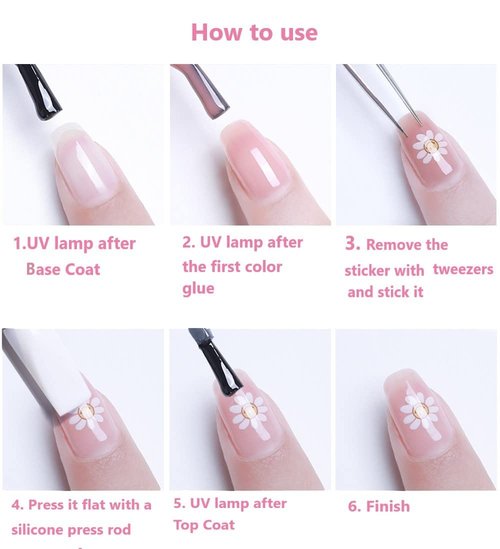Christmas Nail Art Stickers, 5D Stereoscopic Embossed Nail Stickers Winter Snowman Nail Design Stick Elk Pattern Xmas Christmas Bell Tree for Christmas Nail Decoration(4 Sheets)