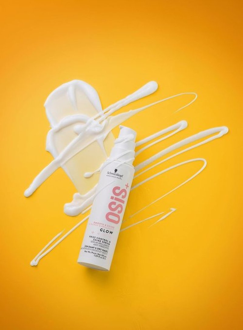 OSiS+ Glow Anti-Frizz Shine Serum - Lightweight Heat Protection & Frizz Control for All Hair Types" 

Rewritten Title:  
"OSiS+ Glow Anti-Frizz Shine Serum - Lightweight Frizz Control & Heat Protection for All Hair Types