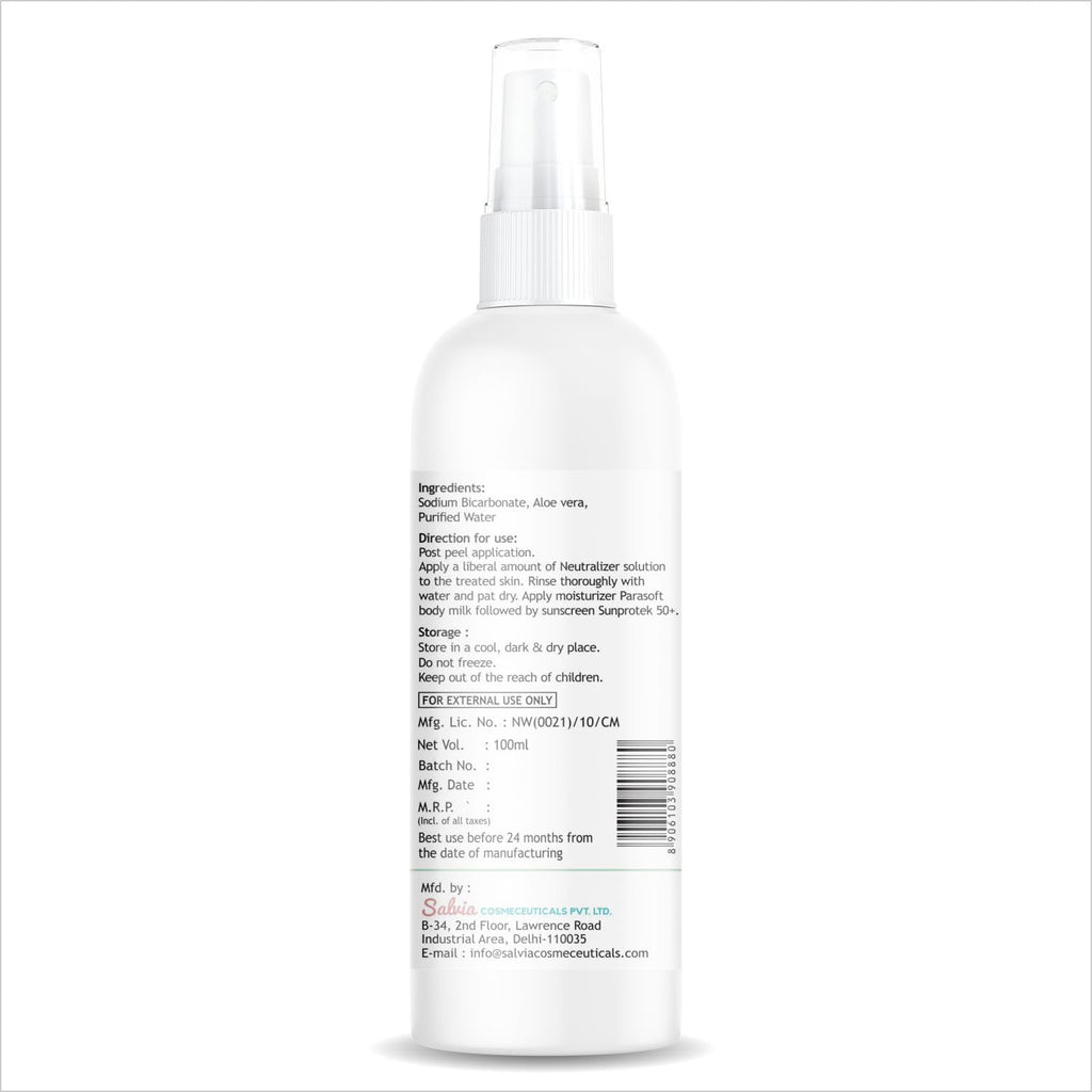Getrid Chemical Peel Neutralizer Spray (100 ml / 33.8 fl oz) pH Balancing Sodium Bicarbonate Mist for Skin Care - Hydrating Toner for Facial Peels