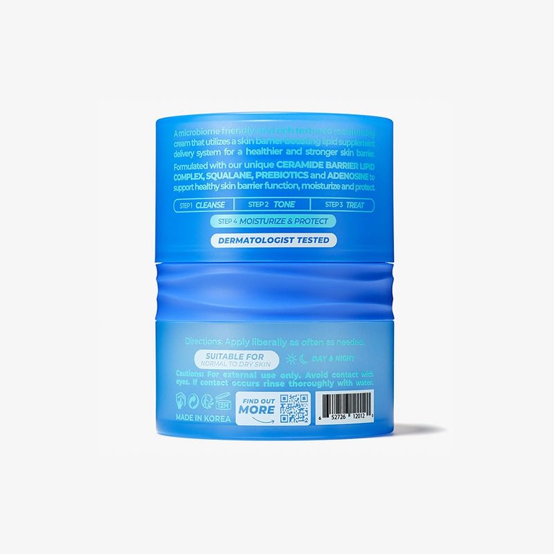 Vitamasques Barrier Cream Hydrating Moisturizer for Face – Korean Skin Barrier Repair Cream with Ceramides & Panthenol, Nourishing Korean Skincare for Smooth & Healthy Complexion, 1.69 fl oz
