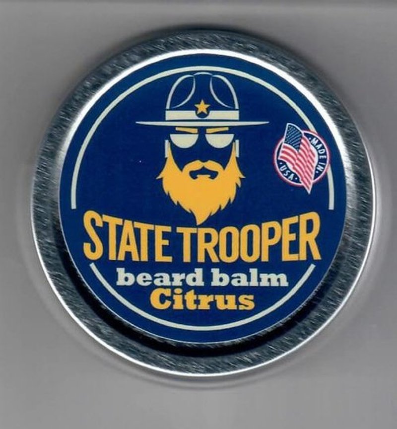State Trooper Beard Balm Conditioner - Natural Citrus Scent | 2 oz for Soft, Manageable Facial Hair
